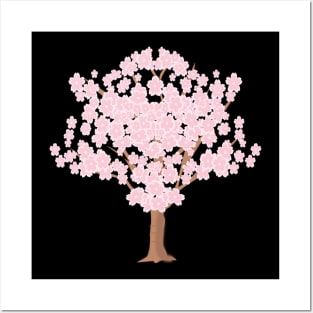 Cherry blossom tree Posters and Art